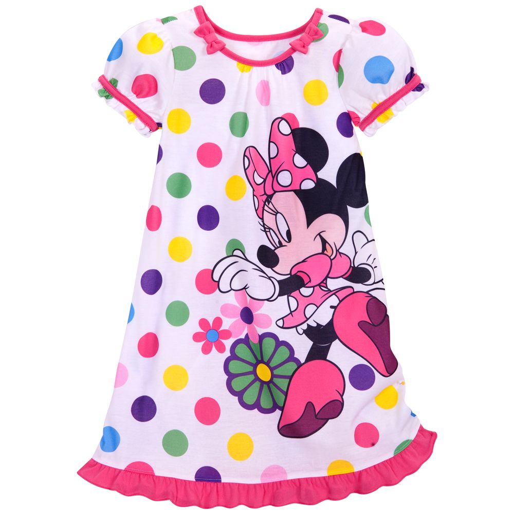Pink Minnie Mouse Nightshirt for Girls