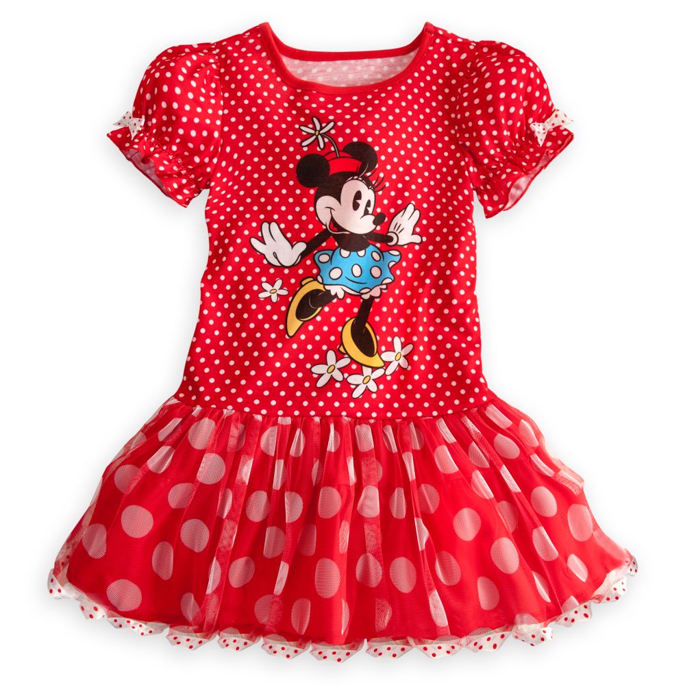 Minnie Mouse Nightshirt with Tutu for Girls
