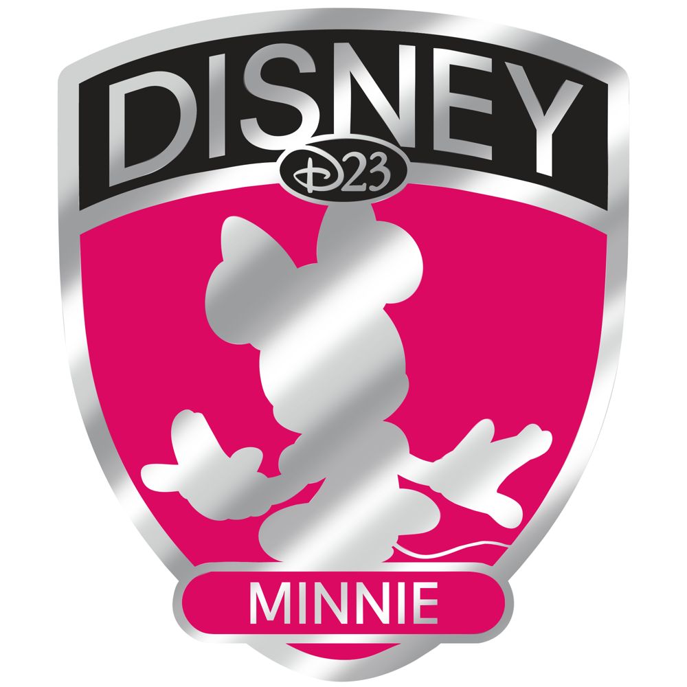 D23 Membership Exclusive Fab 5 Shield Series Minnie Mouse Pin