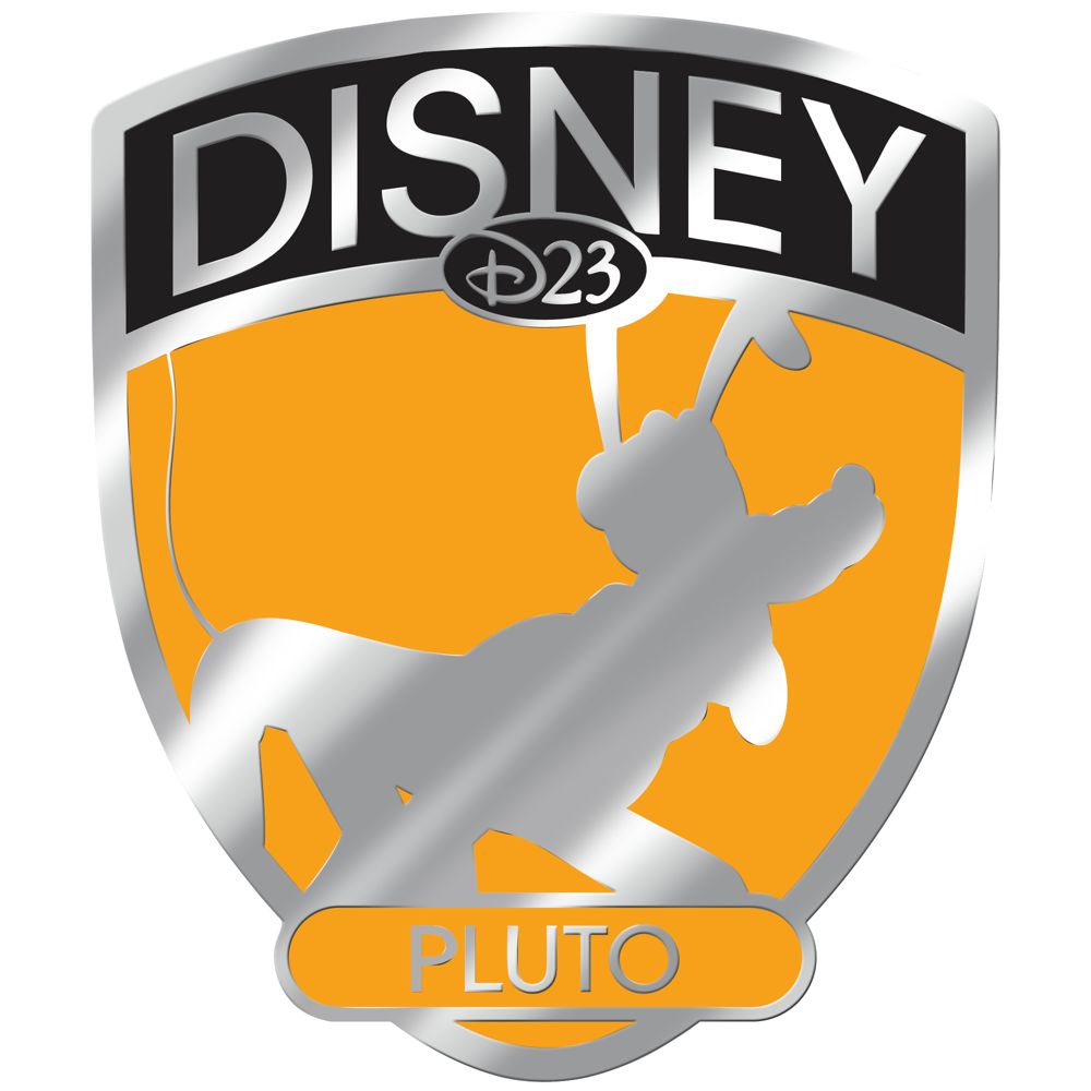 D23 Membership Exclusive Fab 5 Shield Series Pluto Pin