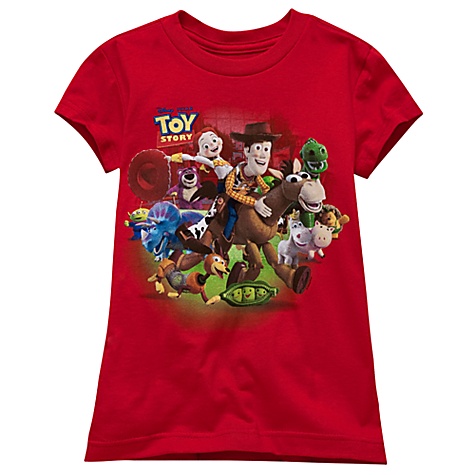 Red Toy Story 3 Tee for Kids -- Made With Organic Cotton