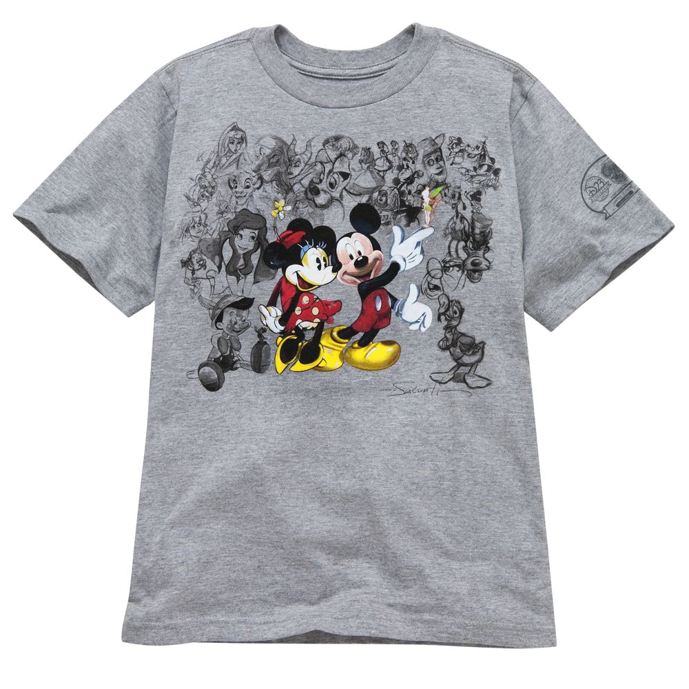 Limited Edition D23 Exclusive 25th Anniversary ''25 Years of Magic'' Disney Tee for Kids