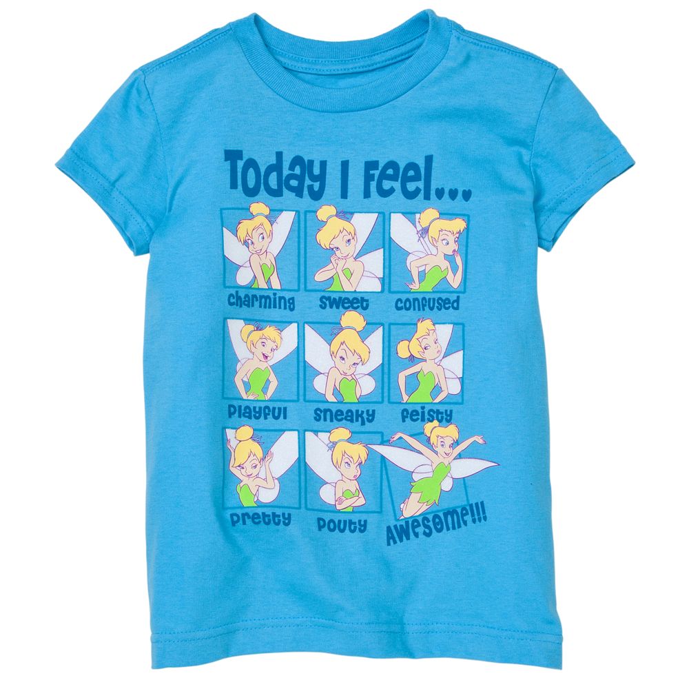 ''Today I Feel...'' Tinker Bell Tee for Girls