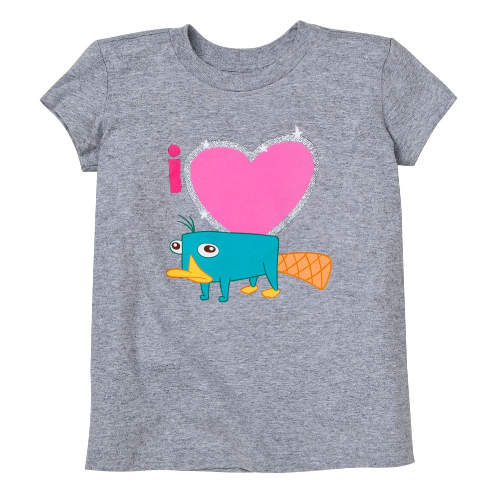 Glitter ''I &hearts; Perry'' Tee for Girls