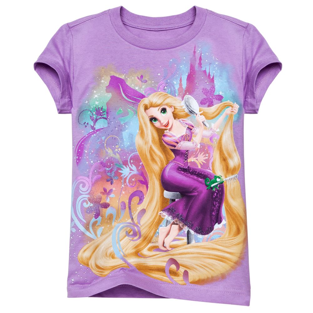 Floral Rapunzel Tee for Girls
