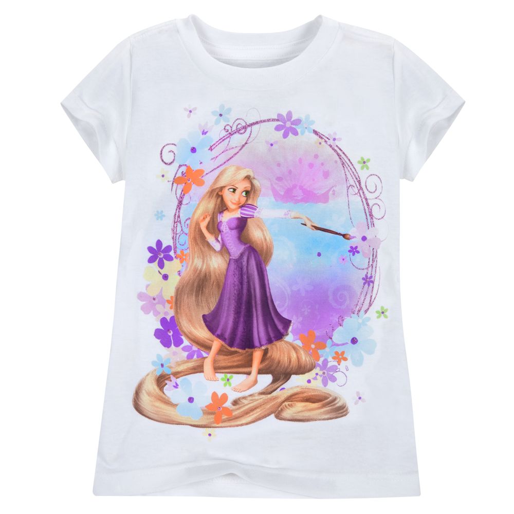 Painting Tangled Rapunzel Tee for Girls