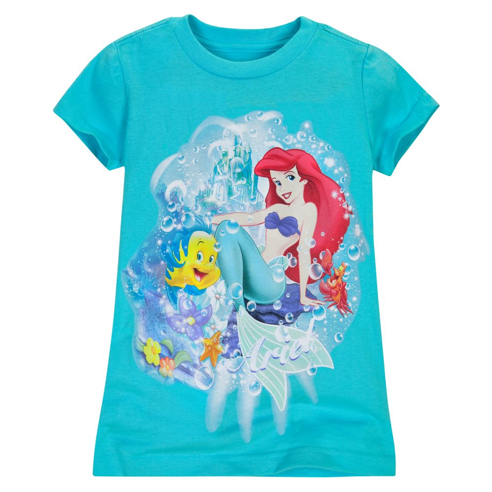 Flounder and Ariel Tee for Girls