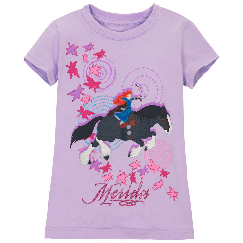 Brave Merida Tee for Girls -- Purple