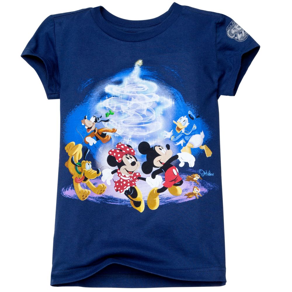 Disney Store 25th Anniversary World of Disney Tee for Girls
