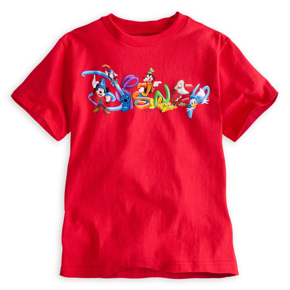 Disney Logo Tee for Boys - Summer Fun