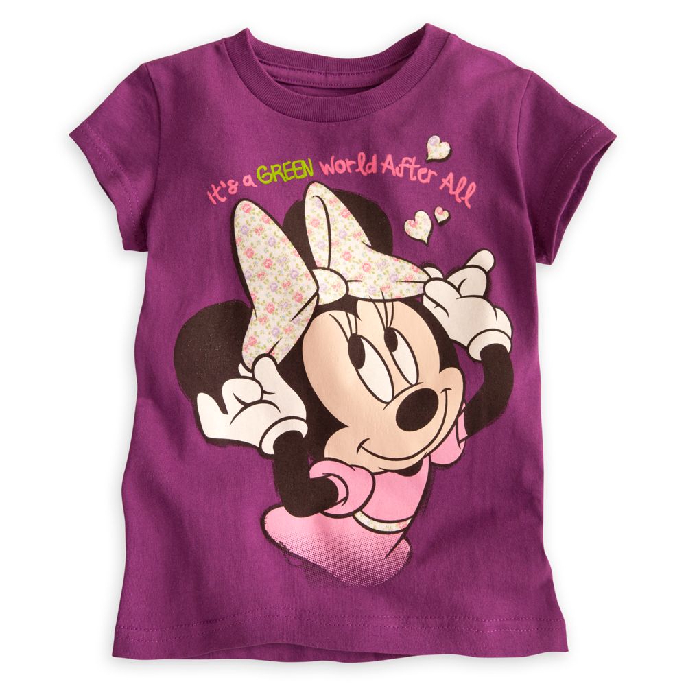 Minnie Mouse Tee for Girls - Earth Day
