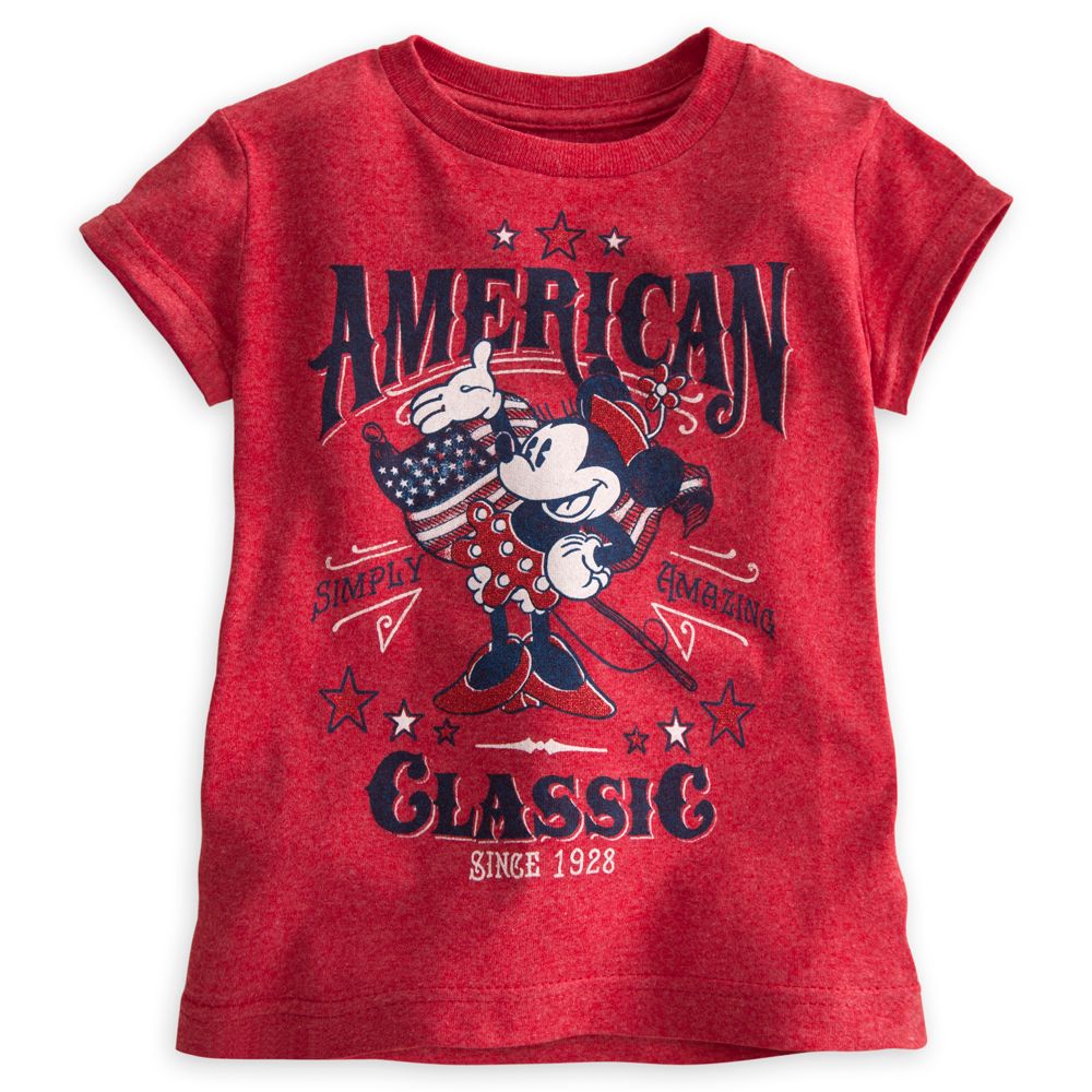 Minnie Mouse Tee for Girls - American Classic