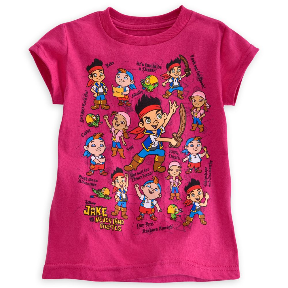 Jake and the Never Land Pirates Tee for Girls