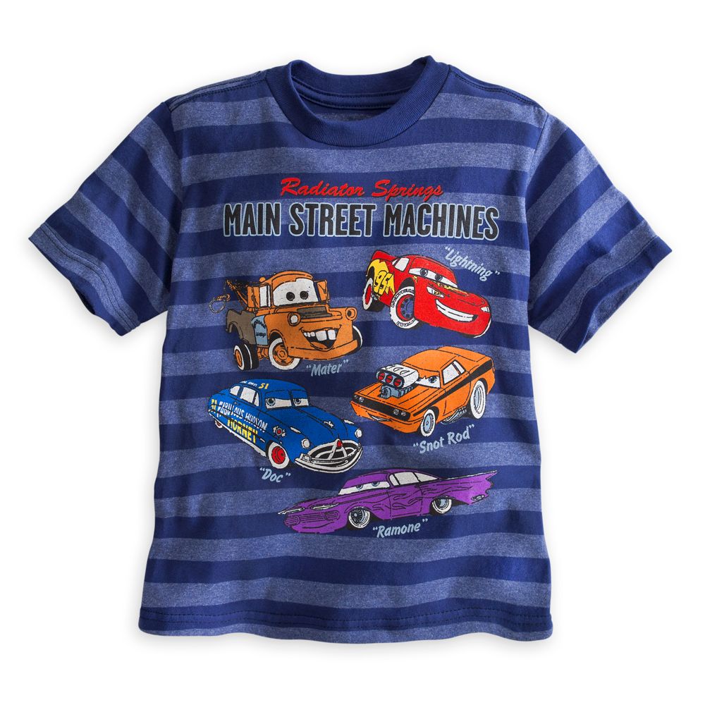 Cars Striped Tee for Boys