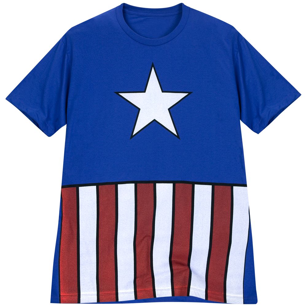 Outfit Captain America Tee by Mighty Fine for Men