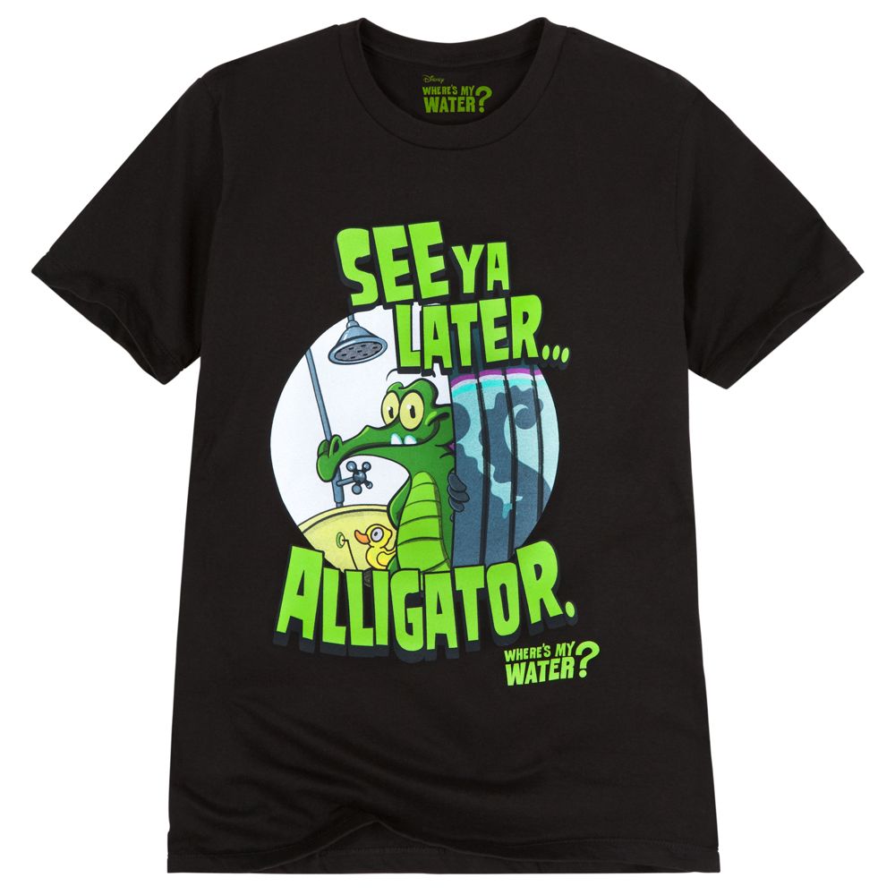 Where's My Water? Swampy the Alligator Tee for Men