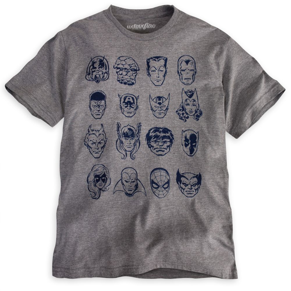 Marvel Universe Tee for Men by Mighty Fine