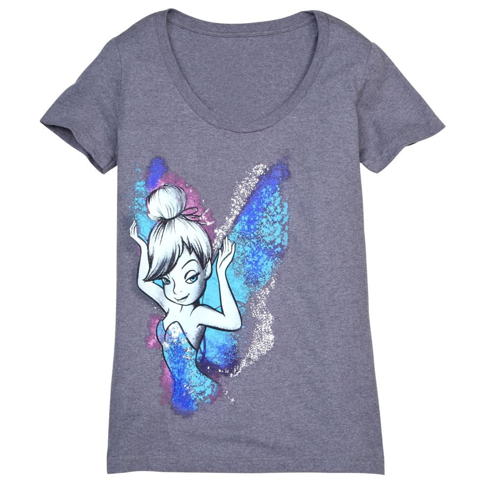 Scoop Neck Pixie Dust Tinker Bell Tee for Women