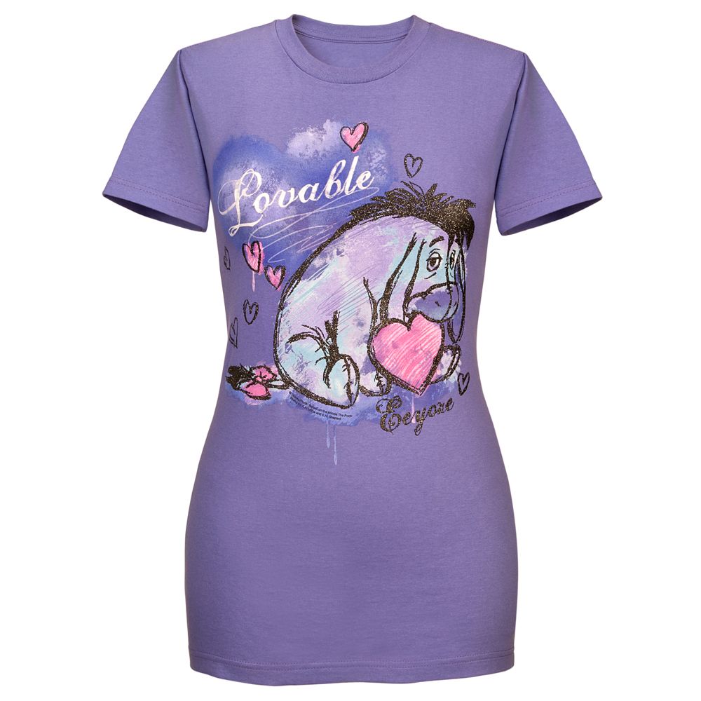 ''Lovable'' Eeyore Tee for Women