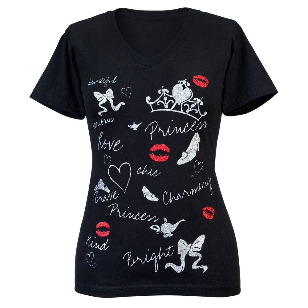 Icon V-Neck Disney Princess Tee for Women