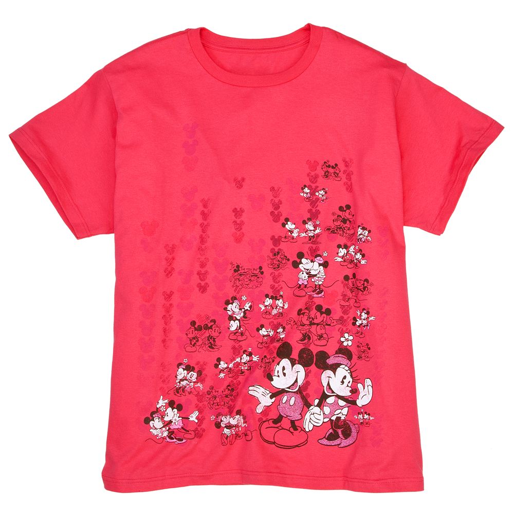 Collage Art Minnie and Mickey Tee for Women -- Plus Size