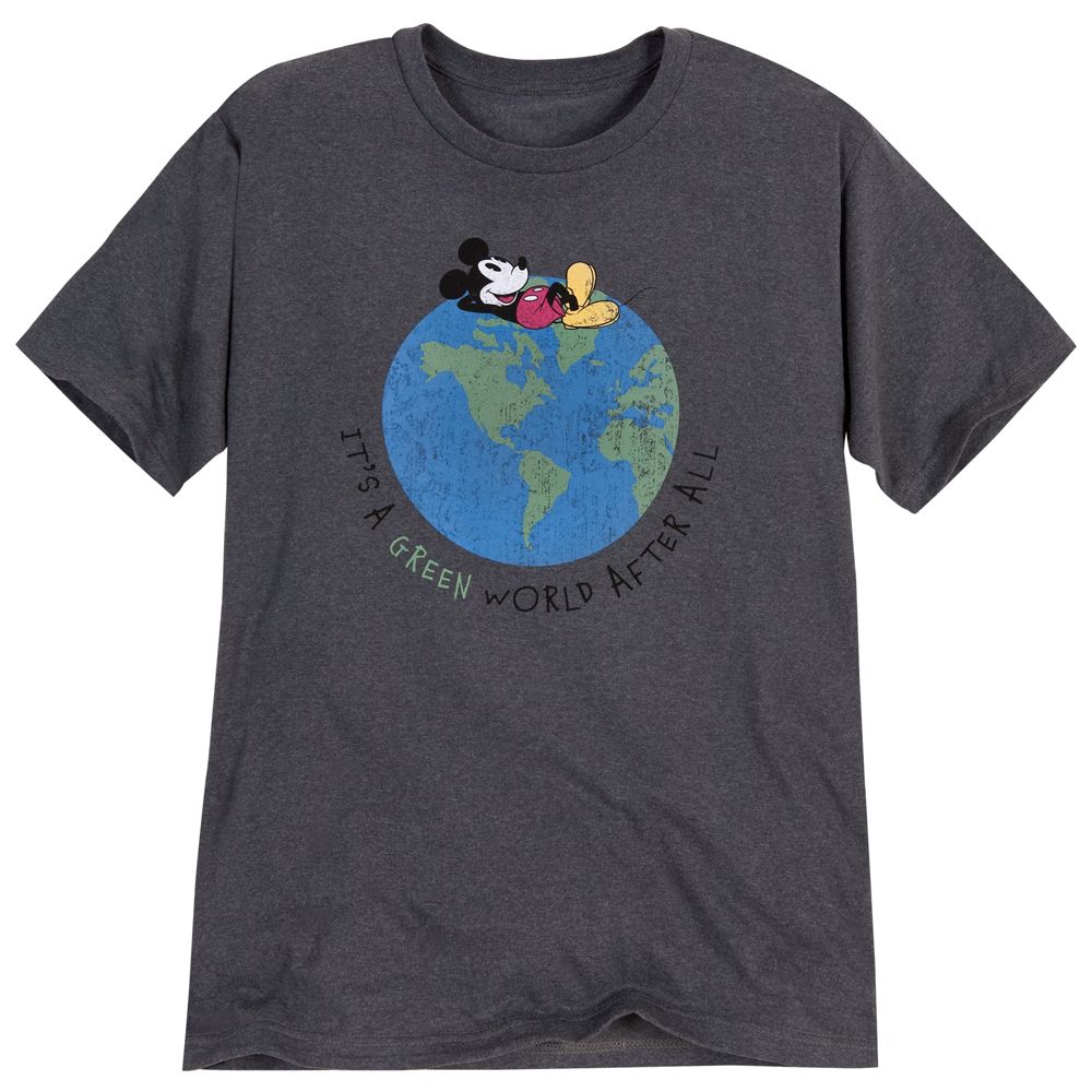 ''It's A Green World After All'' Mickey Mouse Tee for Men