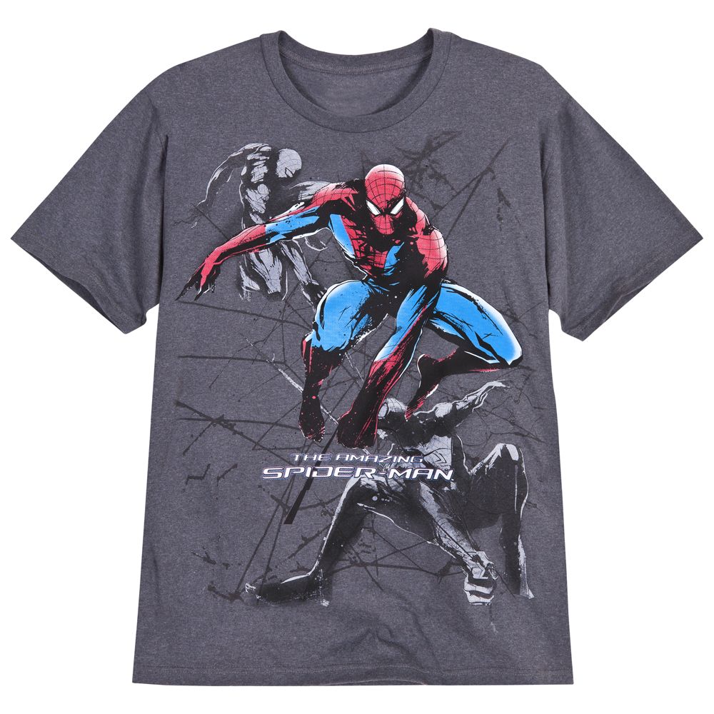 The Amazing Spider-Man Tee for Adults -- Grey