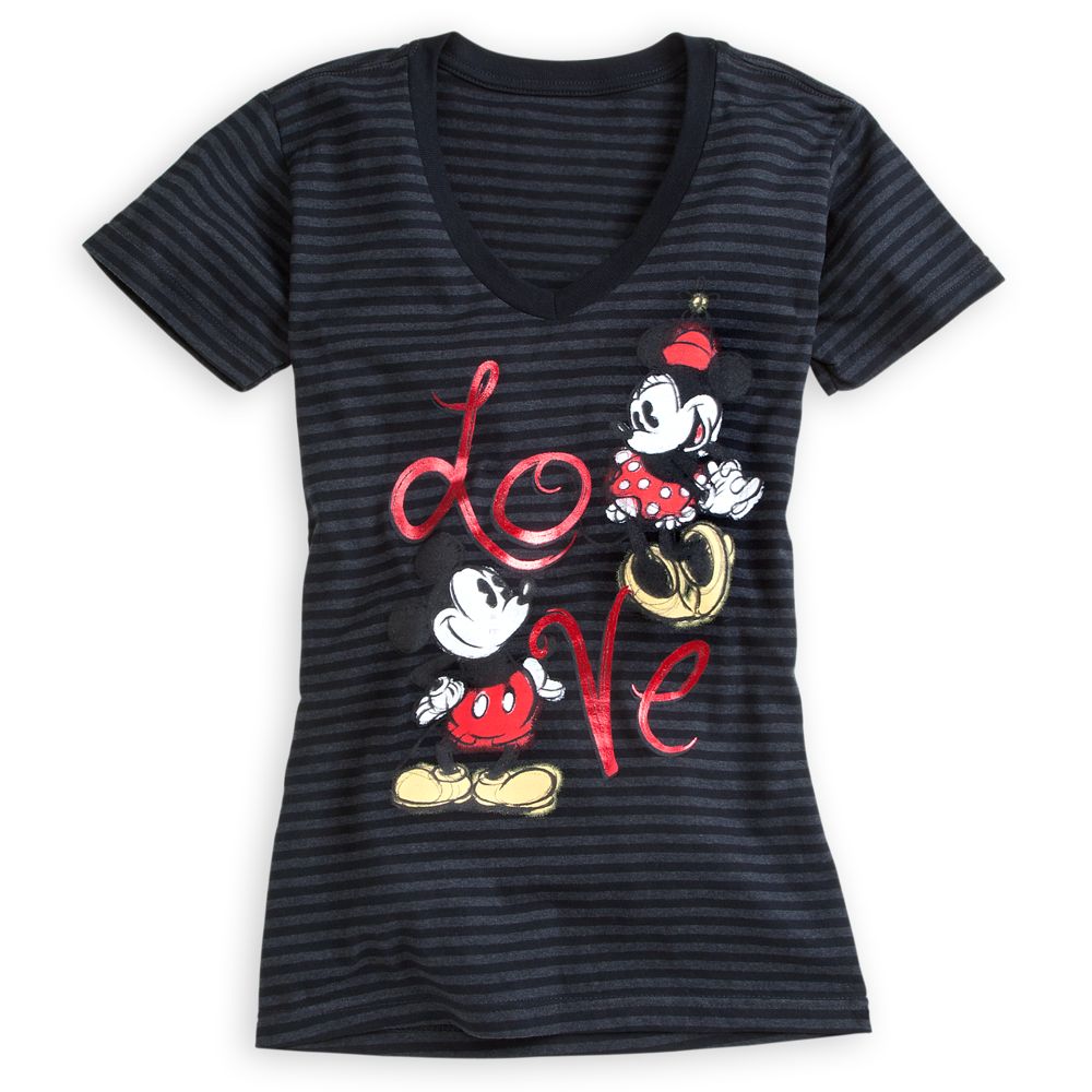 Mickey and Minnie Mouse Tee for Women