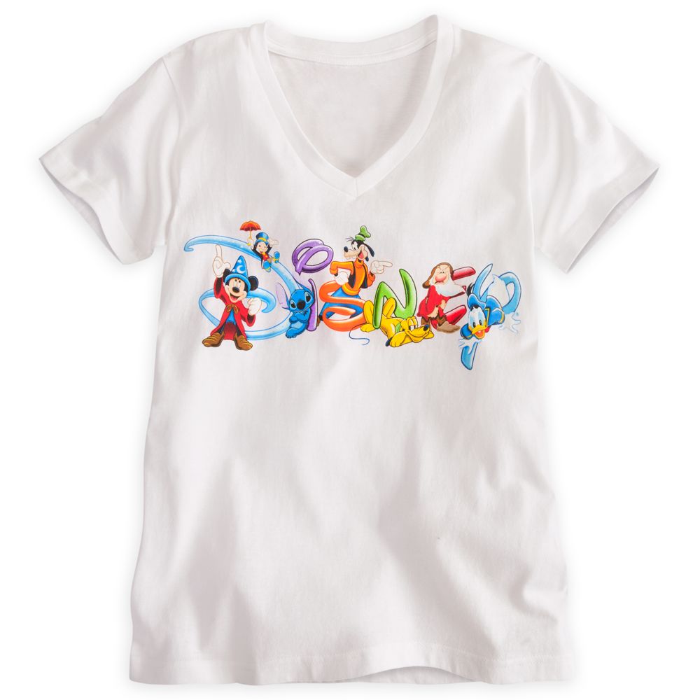 Disney Logo Tee for Women - Summer Fun