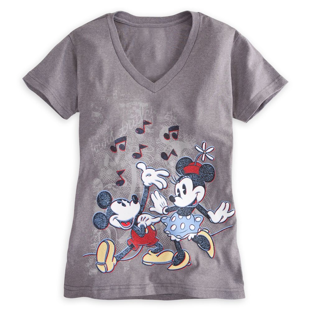 Mickey and Minnie Mouse Tee for Women
