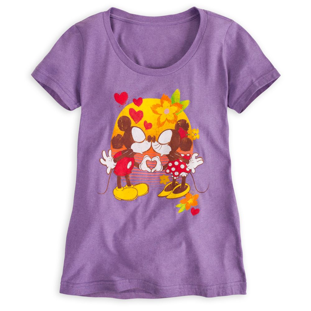 Mickey and Minnie Mouse Tee for Women