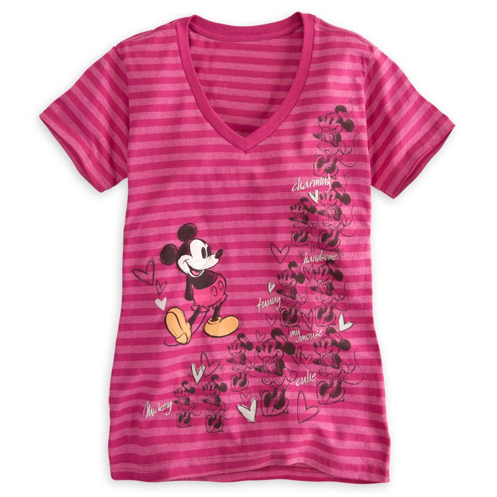 Mickey and Minnie Mouse Tee for Women
