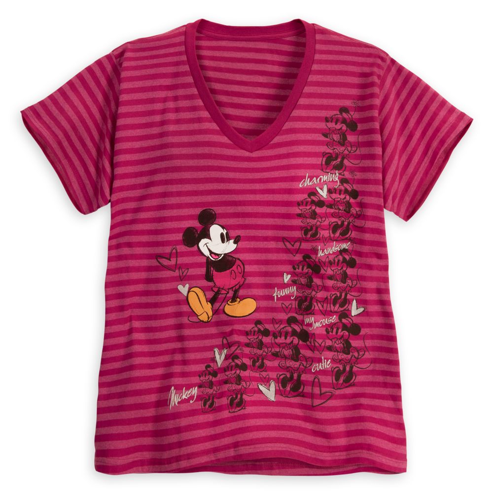 Mickey and Minnie Mouse Tee for Women - Plus Size