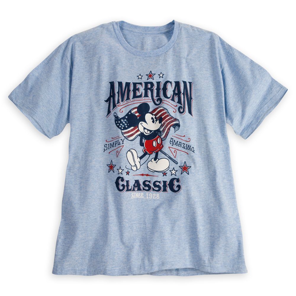 Mickey Mouse Tee for Men - American Classic - Plus Size