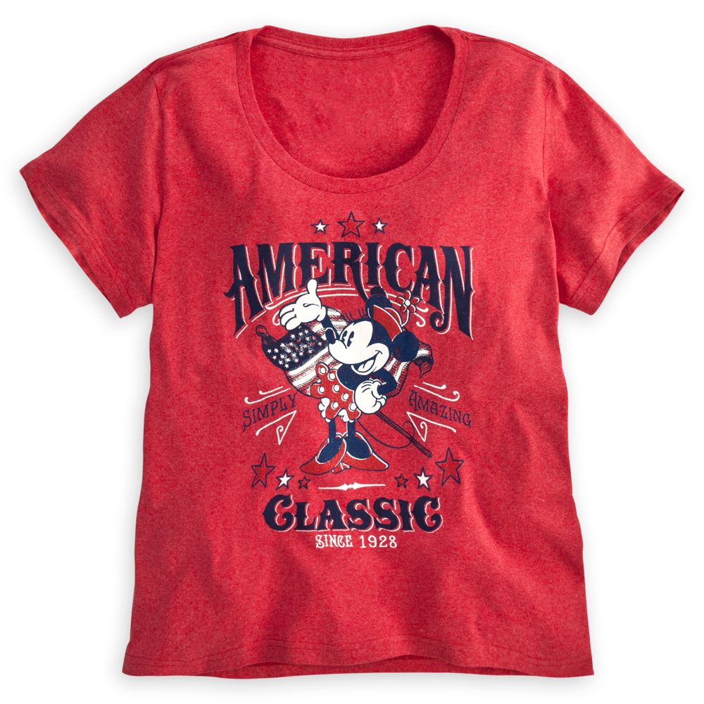 Minnie Mouse Tee for Women - American Classic - Plus Size