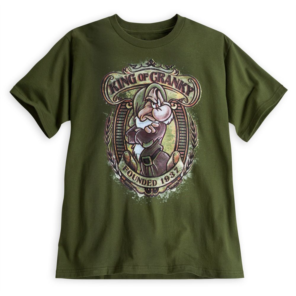 Grumpy King of Cranky Tee for Men