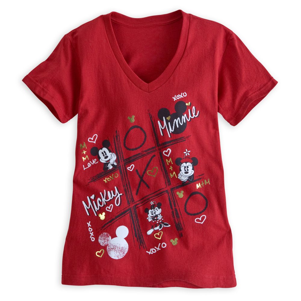 Mickey and Minnie Mouse Tee for Women