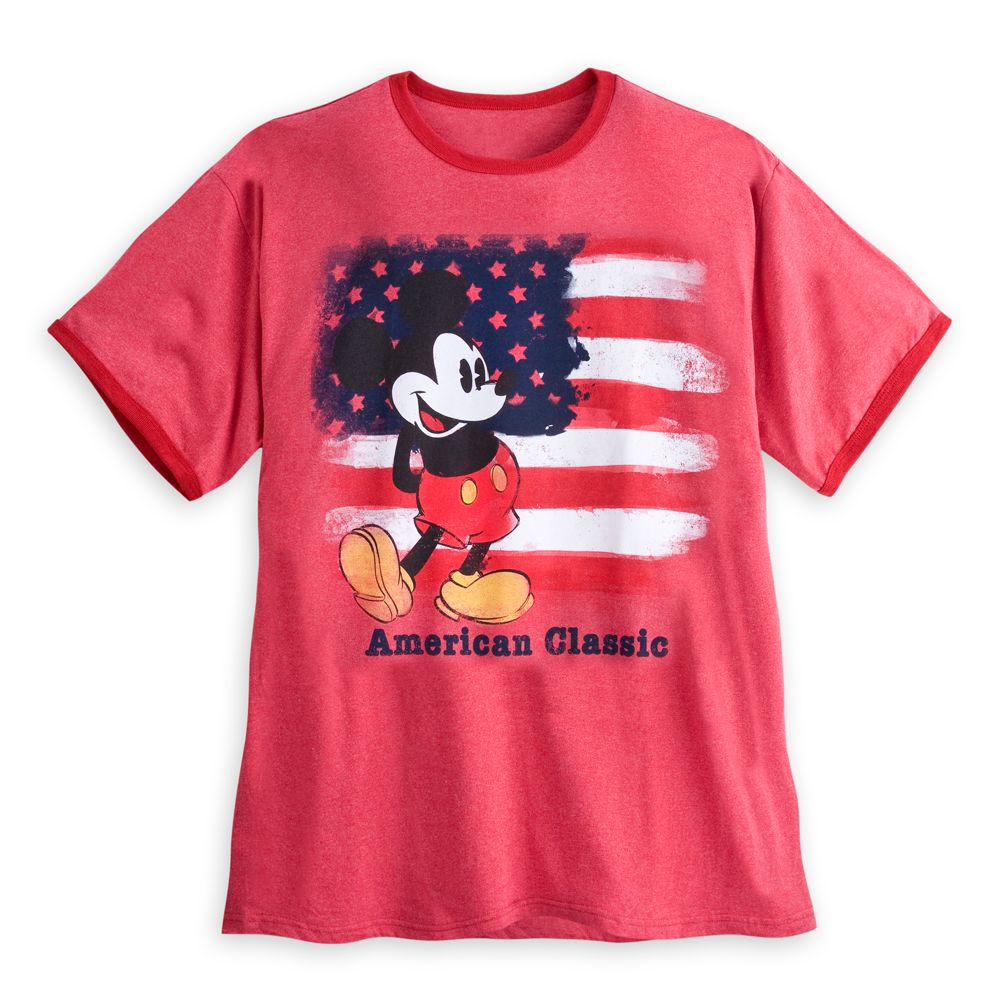 Mickey Mouse Americana Tee for Men - Plus Size