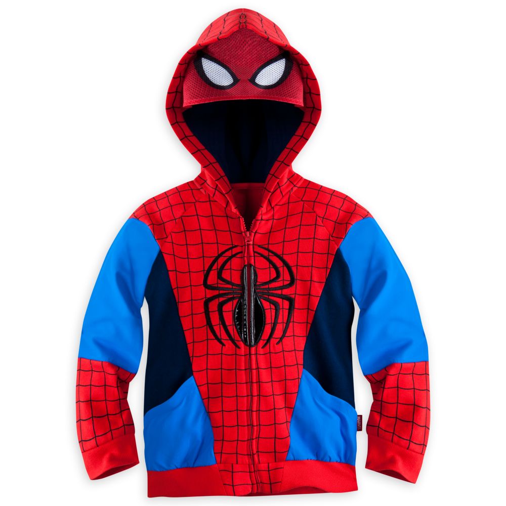 Spider-Man Costume Hooded Jacket for Kids