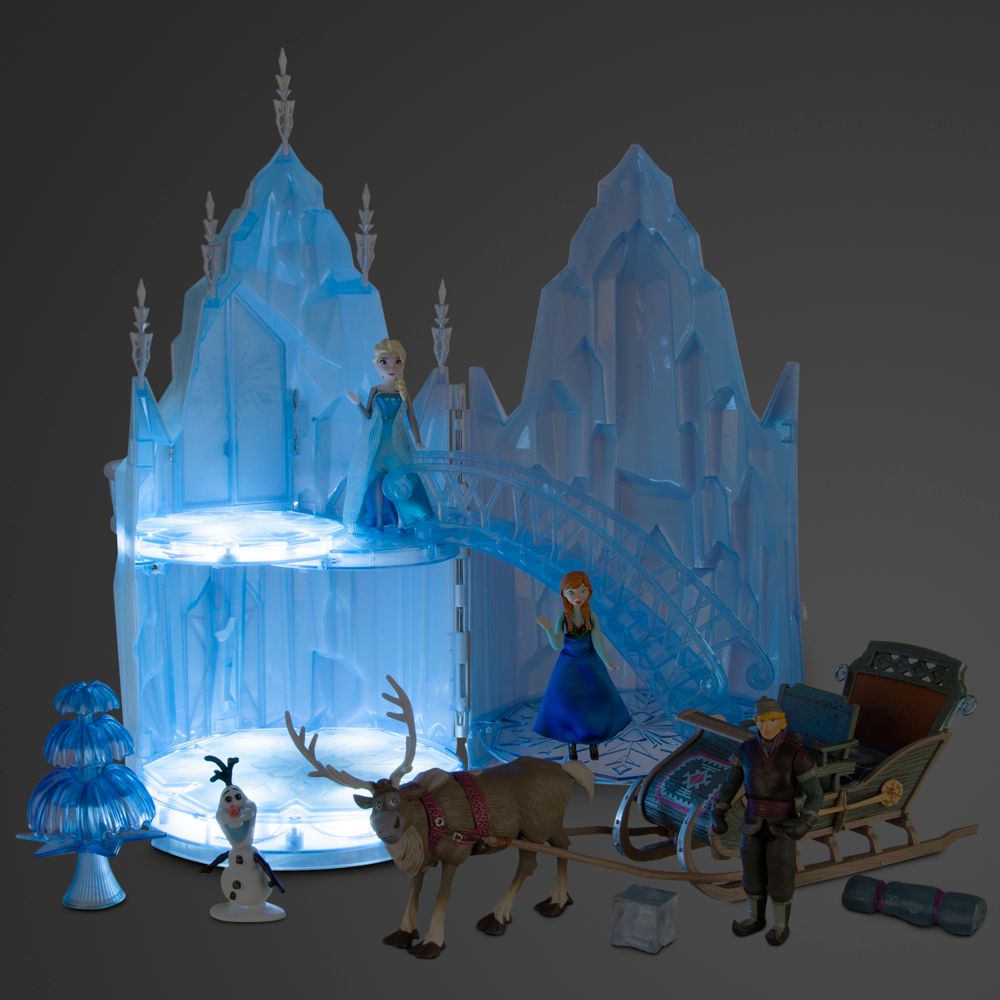 disney frozen elsa musical ice castle playset