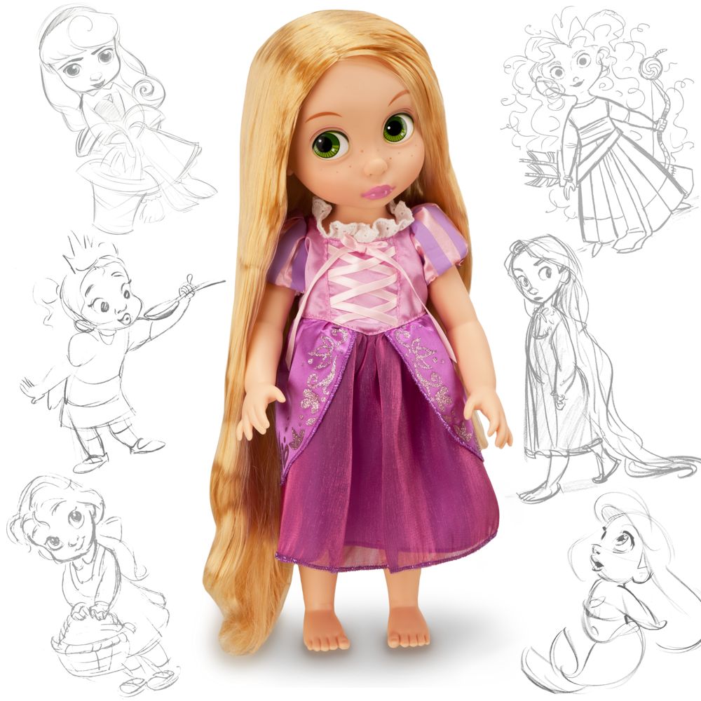 rapunzel holiday doll