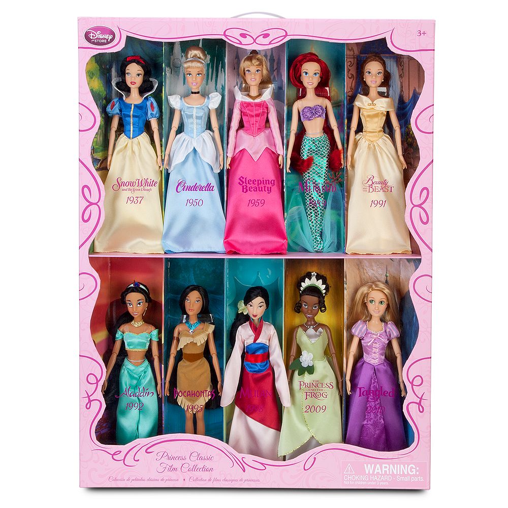 Disney princess dolls on sale set of 10