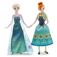 Anna and Elsa Dolls Gift Set - Frozen Fever - 12''