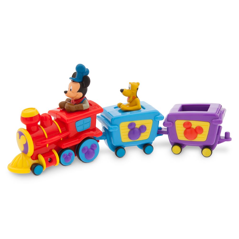 mickey mouse clubhouse ride on train track set