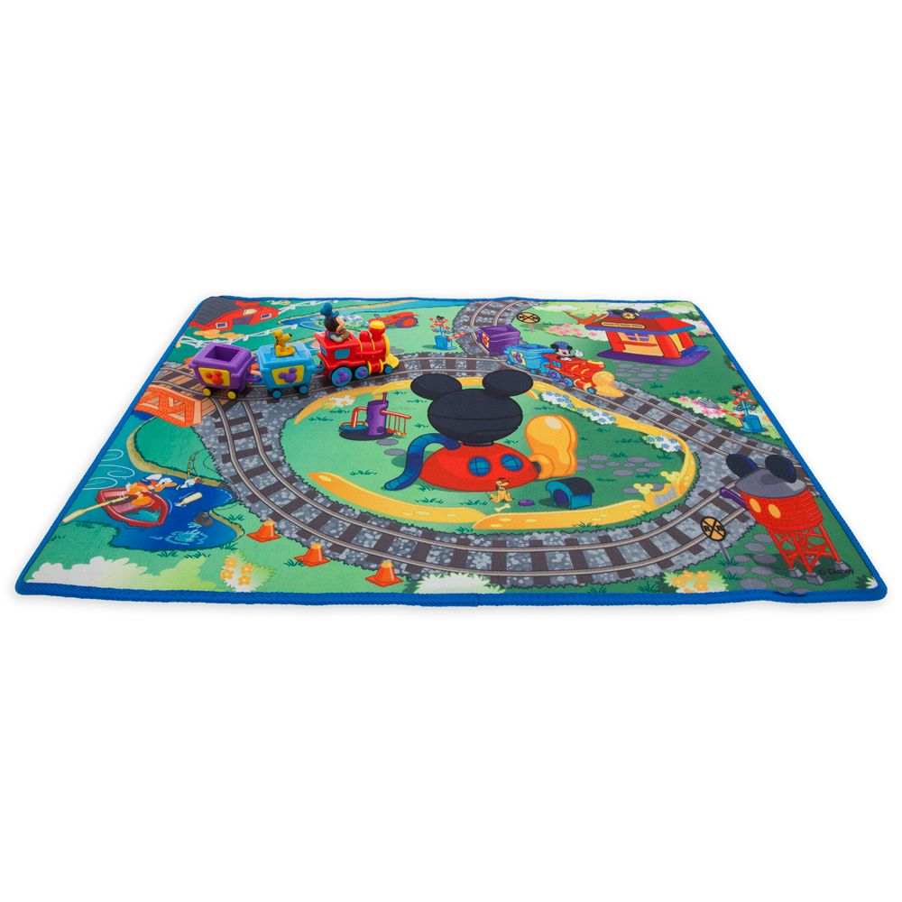 mickey mouse clubhouse ride on train track set