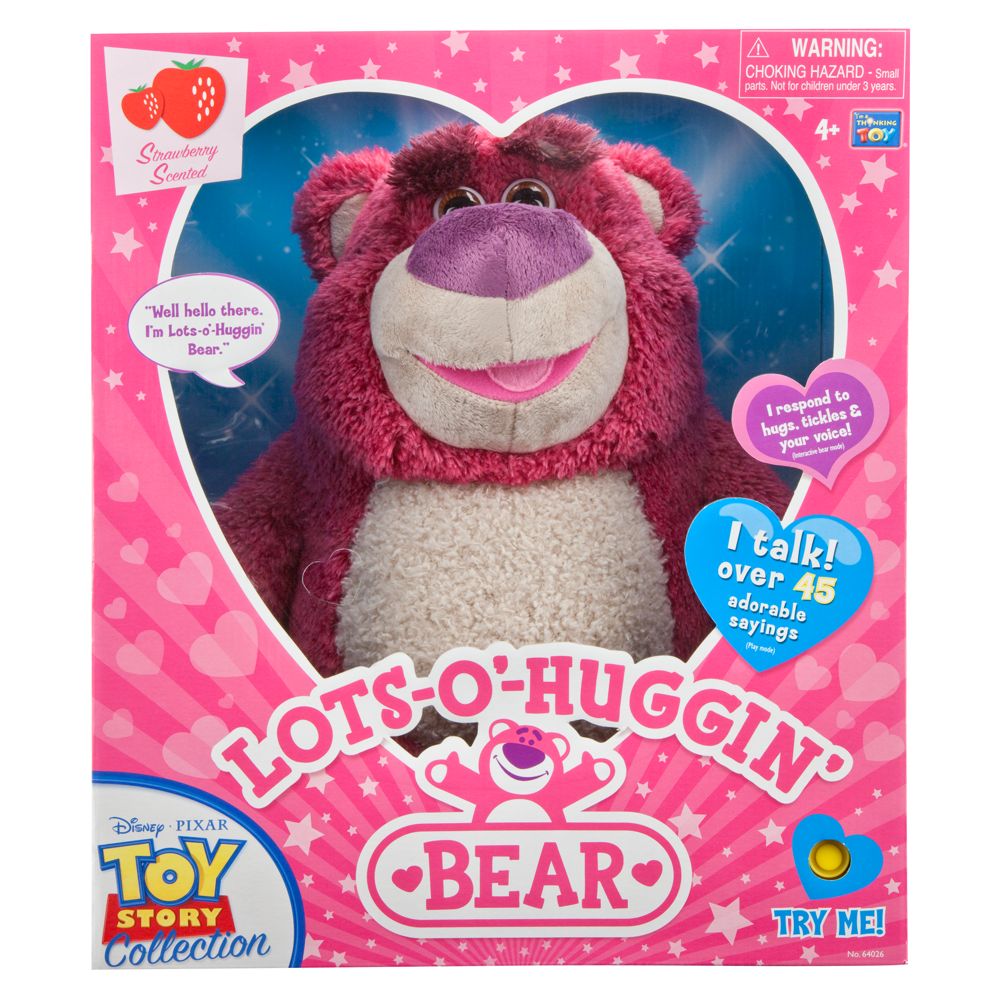 Toy Story Collection: Lots-o'-Huggin' Bear Plush by Thinkway Toys -- 13'' H