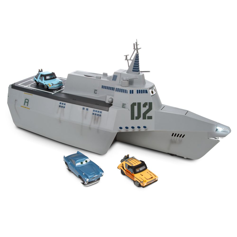 カーズ2 超レア物　トニートライフル　戦闘艦アメリカ海軍　3点セット　マテル社 カーズ2 超レア物 トニートライフル 戦闘艦アメリカ海軍 3点