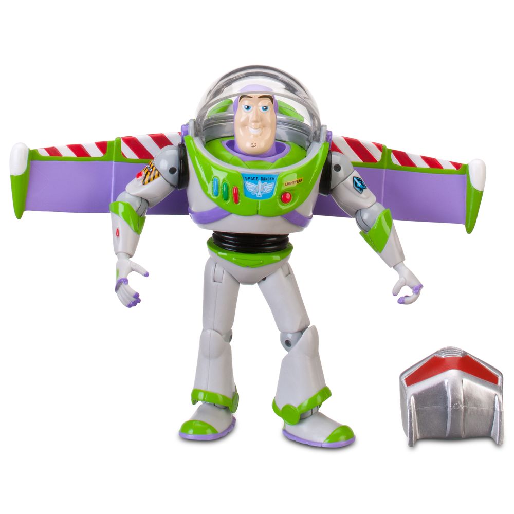 Night Action Toy Story Buzz Lightyear Action Figure -- 7'' H -- With Build Sparks Part