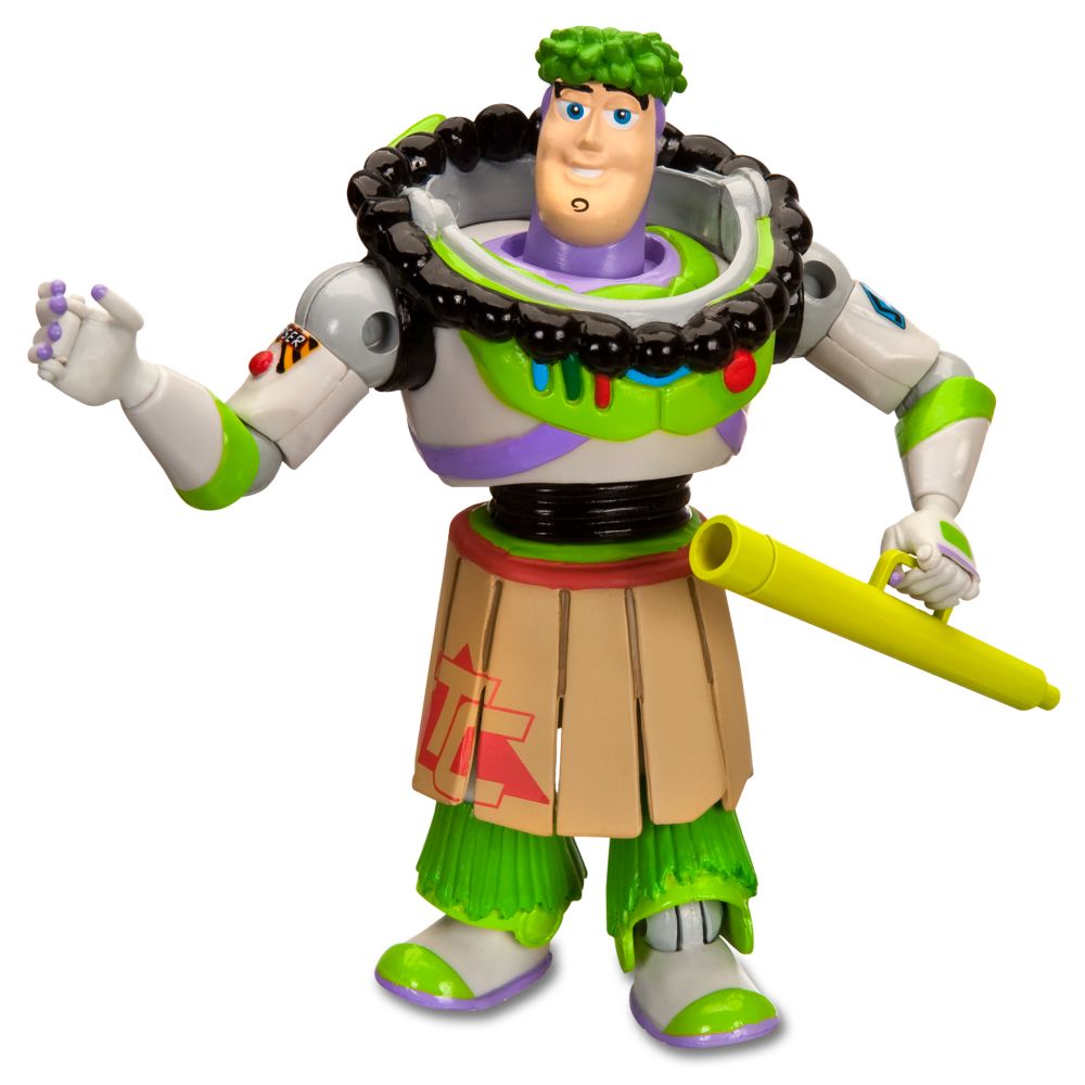 Toy Story Hawaiian Vacation Buzz Lightyear Action Figure -- 6'' H -- With Build Trixie Parts