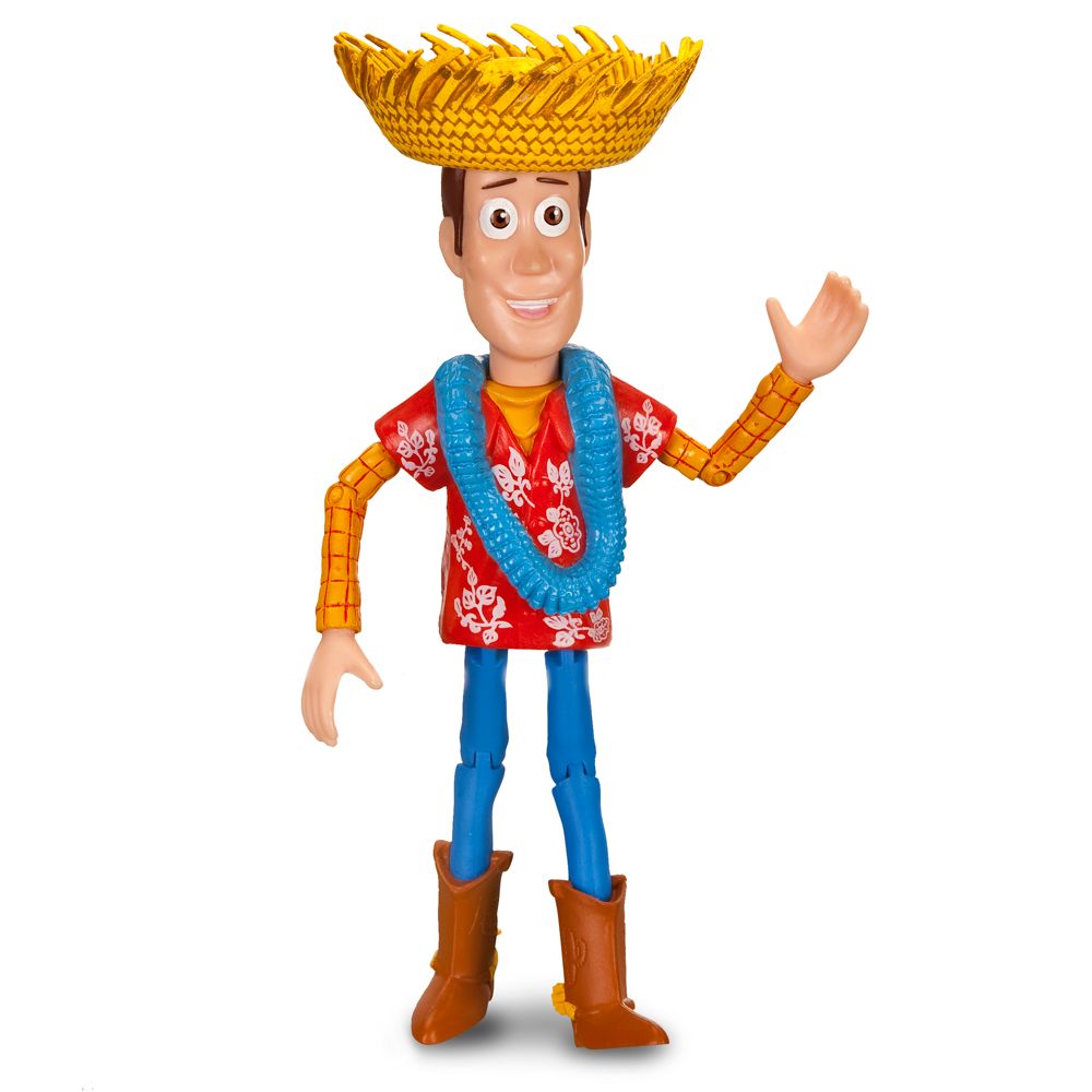 Toy Story Hawaiian Vacation Woody Action Figure -- 6'' H -- With Build Trixie Part